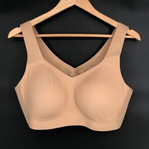 Honeylove Women's SoftForm Bra 1X 40C/D Sand Beige Wireless Comfortable